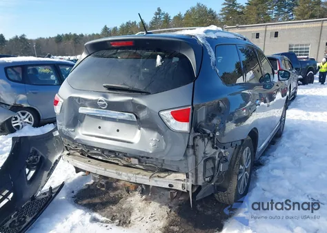 2015 Nissan Pathfinder Sl z USA, uszkodzony, nr VIN 5N1AR2MM6FC663062
